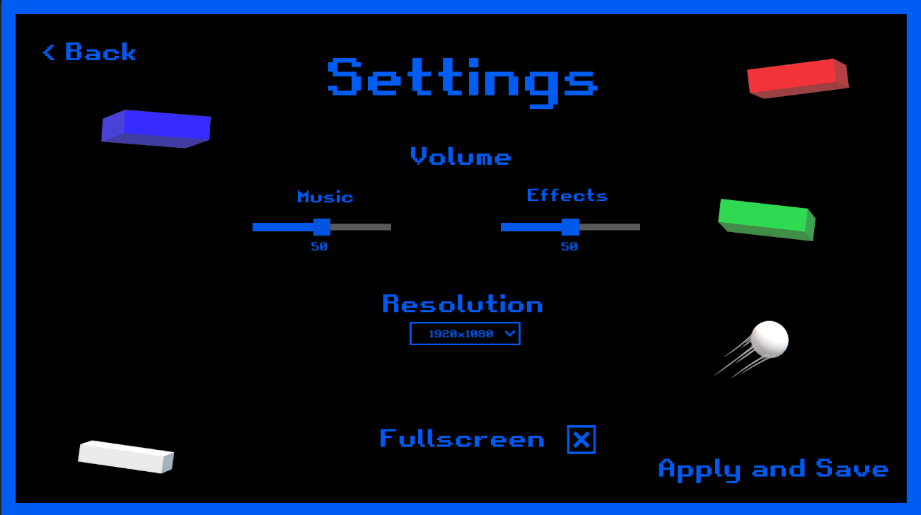 Settings Menu