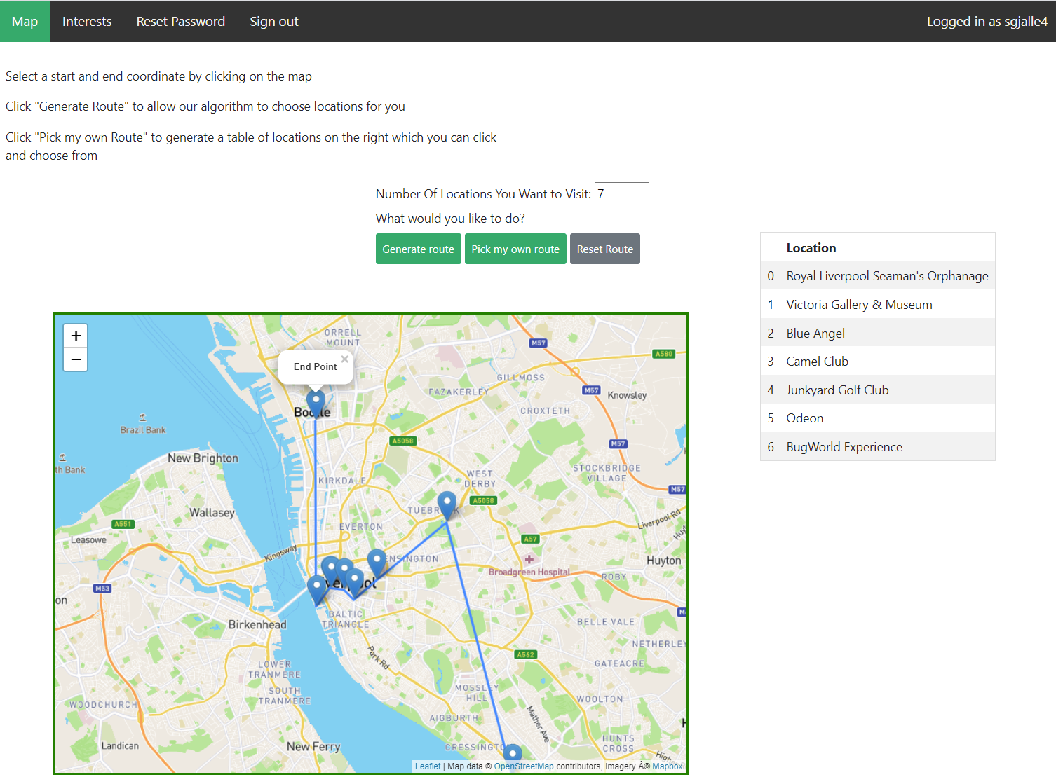 Route Planner